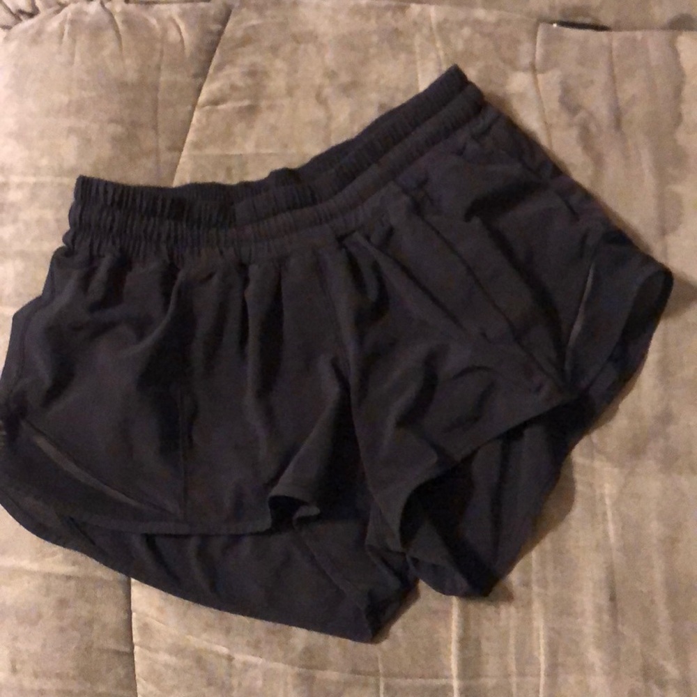 Black athletic shorts